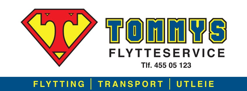 Offentlig Facebook-cover: TOMMYS FLYTTESERVICE, flytting, transport og utleie.